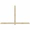 Ekena Millwork Eugene Rough Sawn Timber Gable Bracket, Douglas Fir, 96"W x 60"H x 4"D x 4"F, 15/12 Pitch GBW096X60X0404EUG00RDF - alternate 1